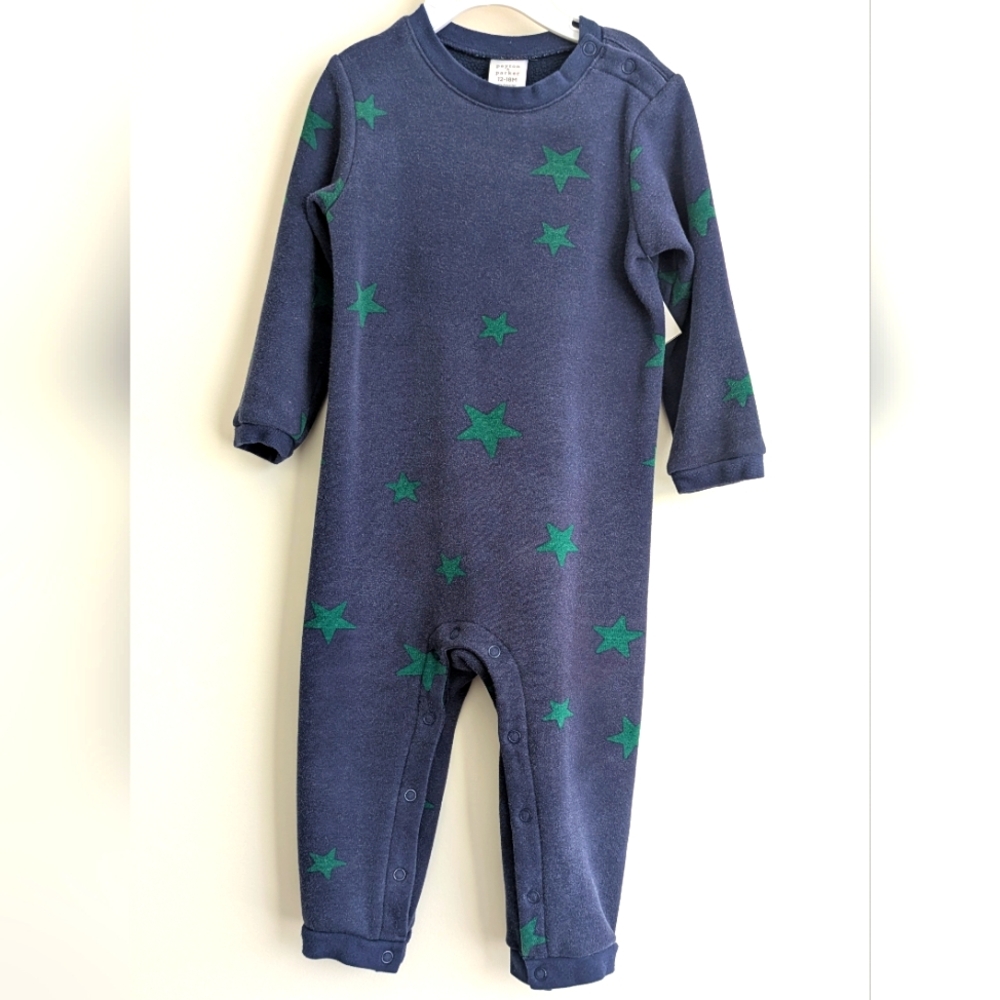 Peyton & Parker 12-18m sweatshirt romper